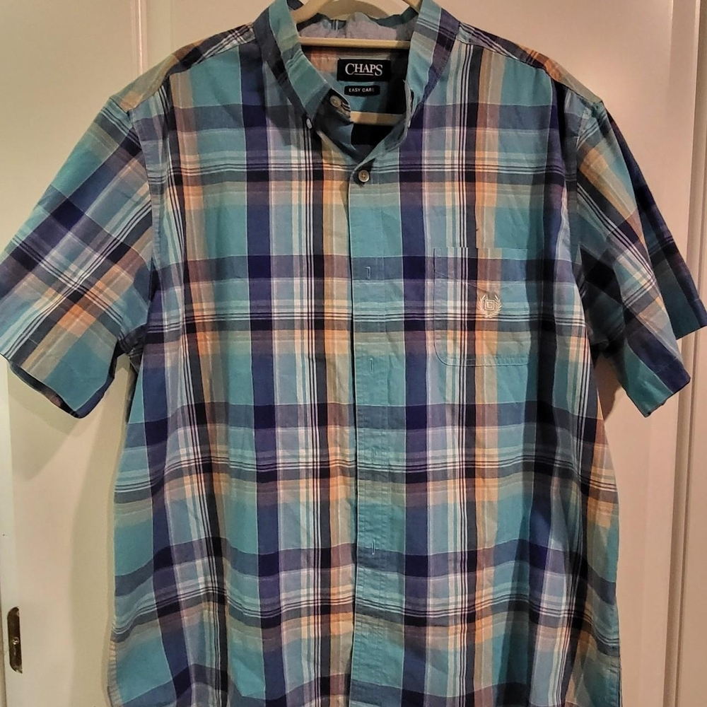 Chaps Men's Multicolor Plaid Button-Down Shirt